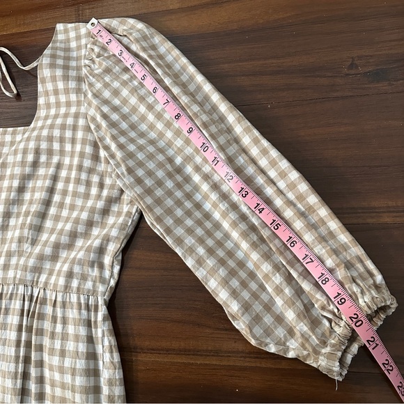 MOLBY THE LABEL Patty Dress in Biscuit - Picture 9 of 10